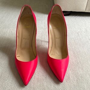 Christian louboutin hot pink heels